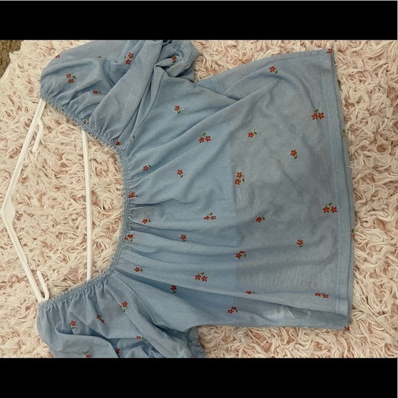 baby blue mesh shirt - Picture 4 of 4